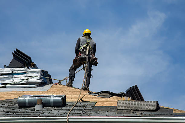 Professional Roofing technician working in Port Chester, NY